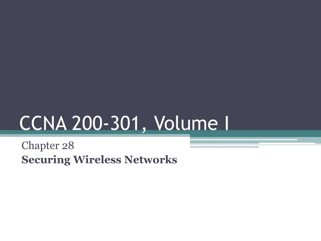 ccna 200 301 volume i chapter 28 securing n.w