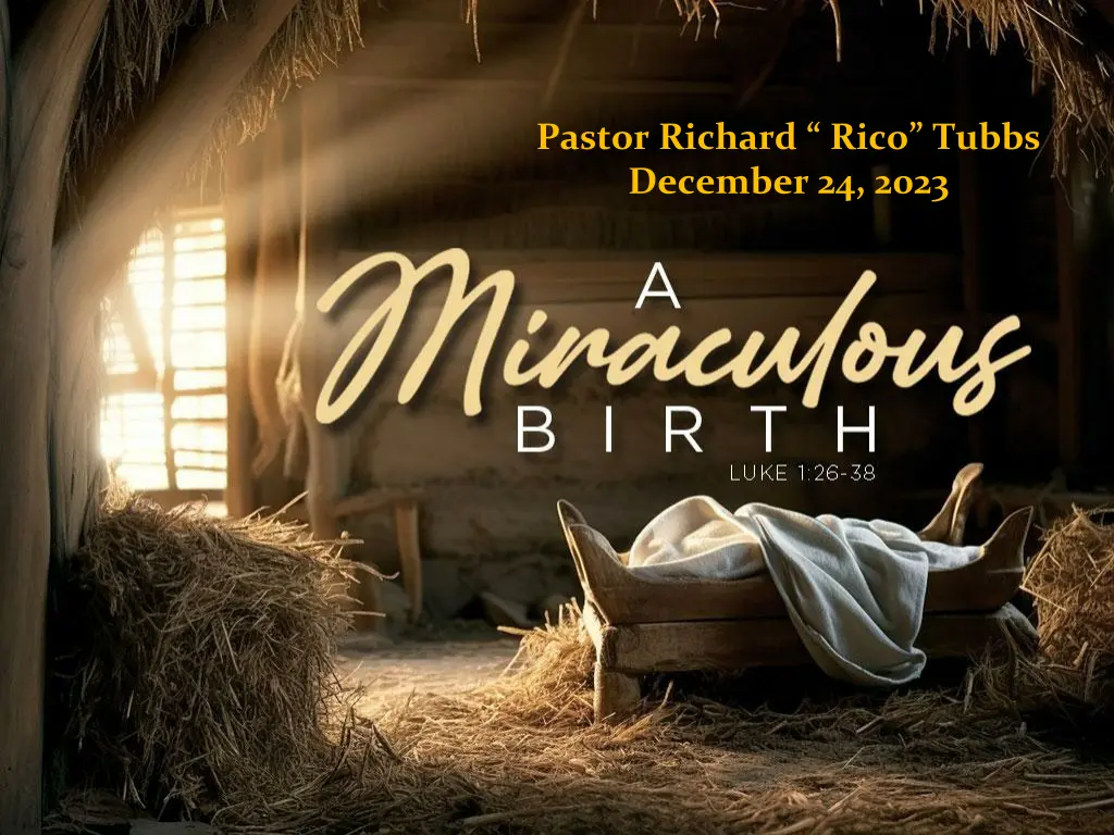 pastor richard rico tubbs december 24 2023 n.w