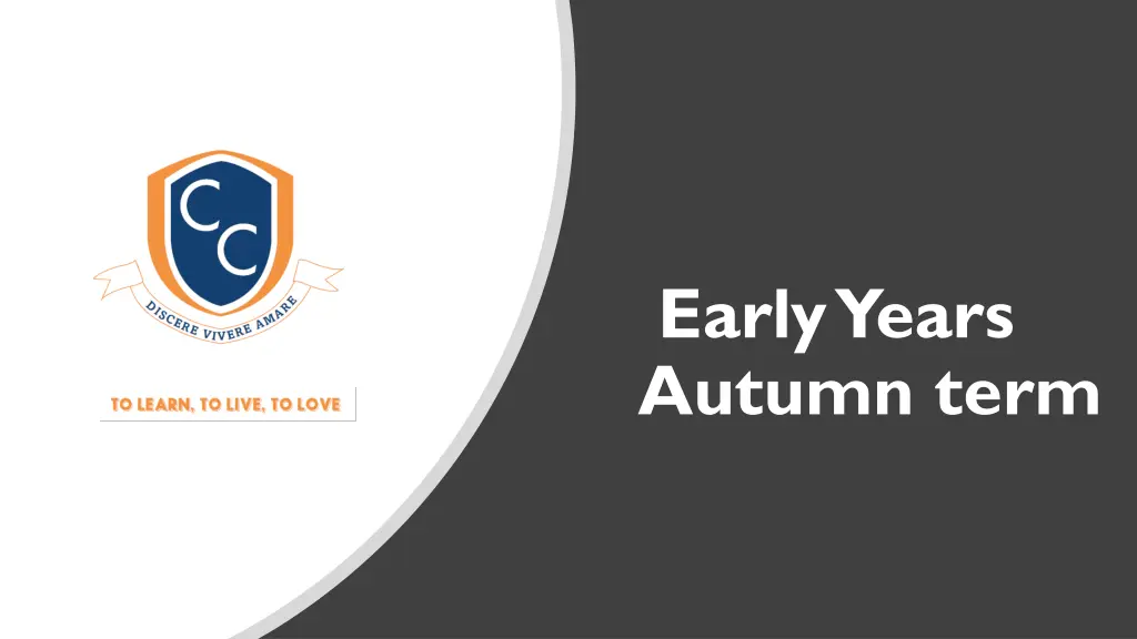 early years autumn term n.w