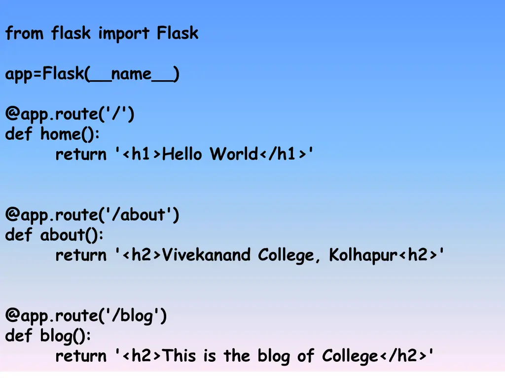 from flask import flask n.w