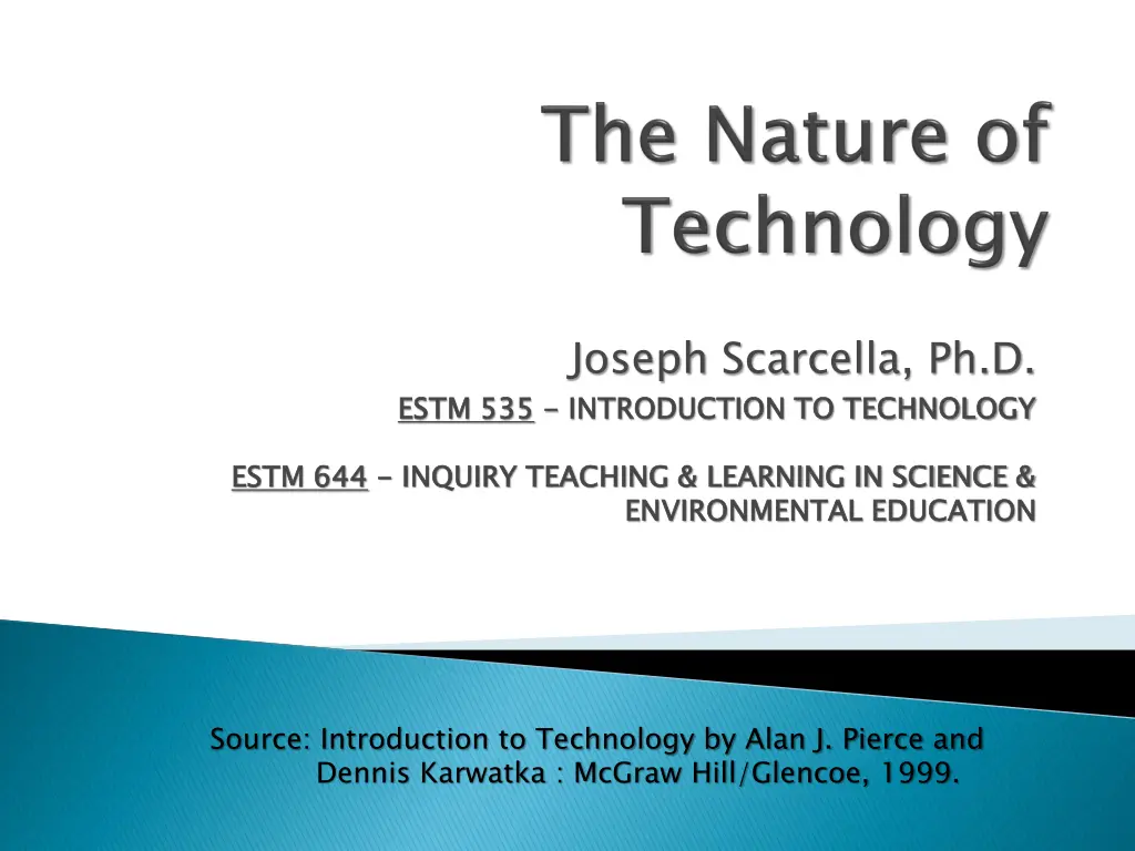 joseph scarcella ph d estm 535 introduction n.w