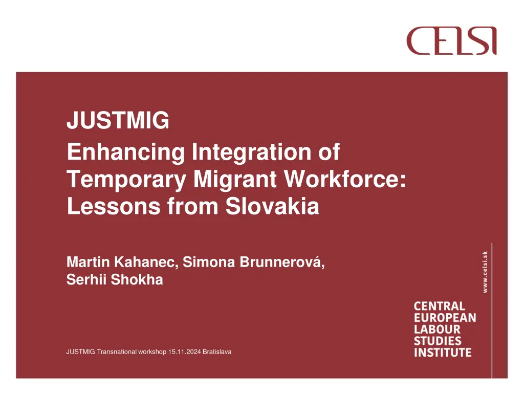 justmig enhancing integration of temporary n.w