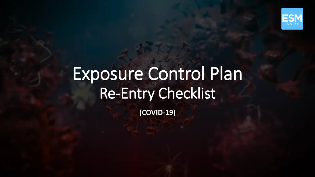exposure control plan exposure control plan n.w