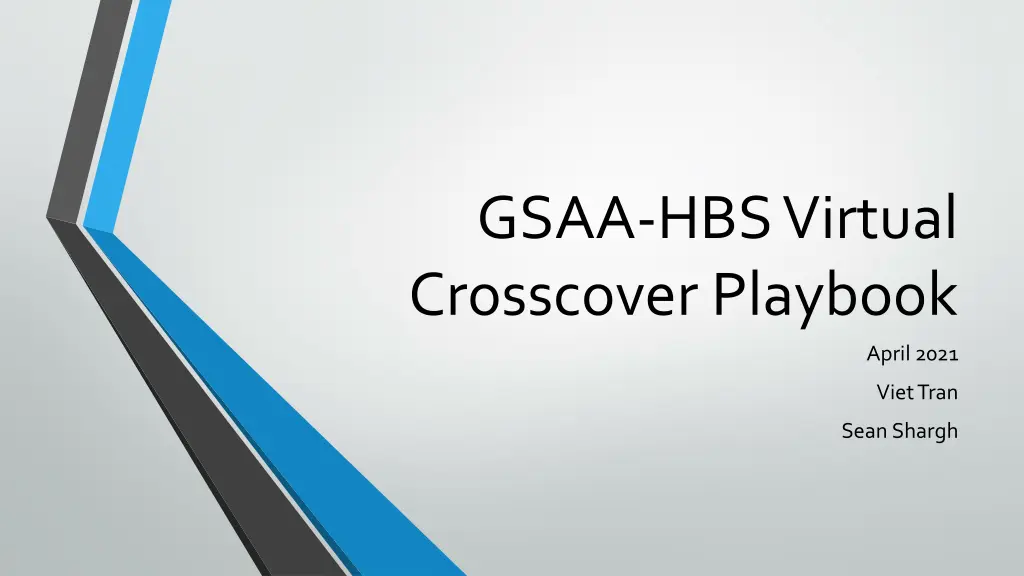gsaa hbs virtual crosscover playbook n.w