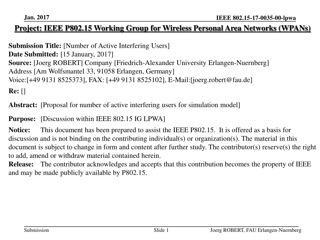 jan 2017 project ieee p802 15 working group n.w