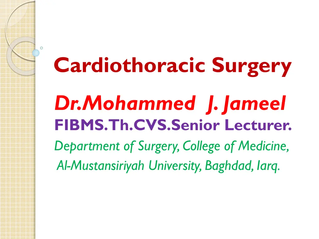 cardiothoracic surgery n.w