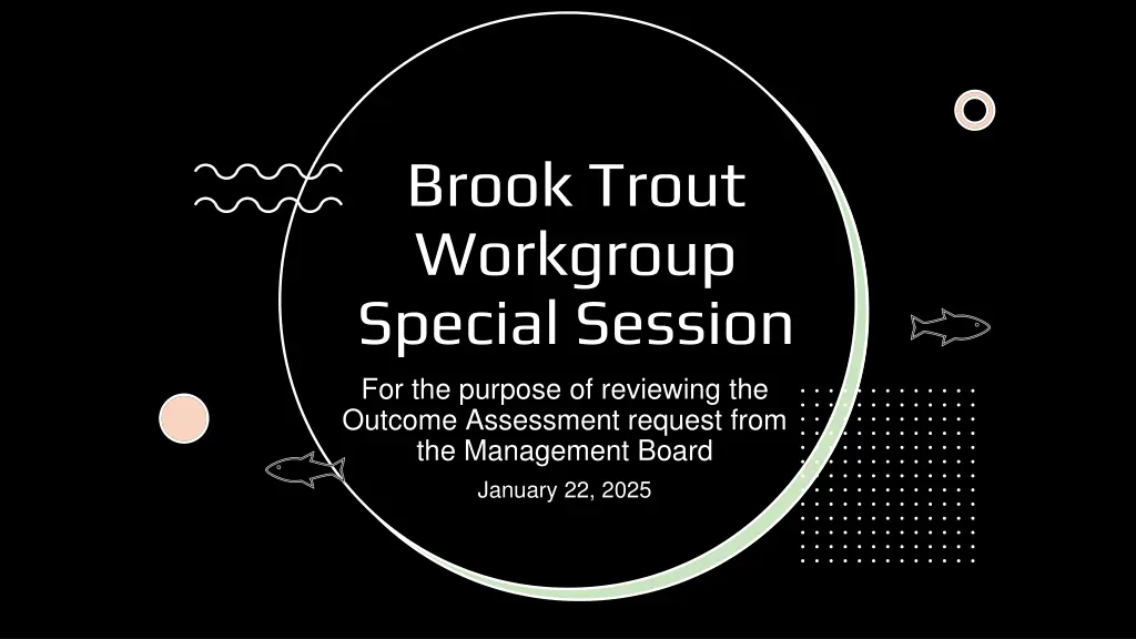 brook trout workgroup special session n.w