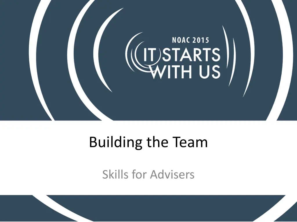 building the team n.w