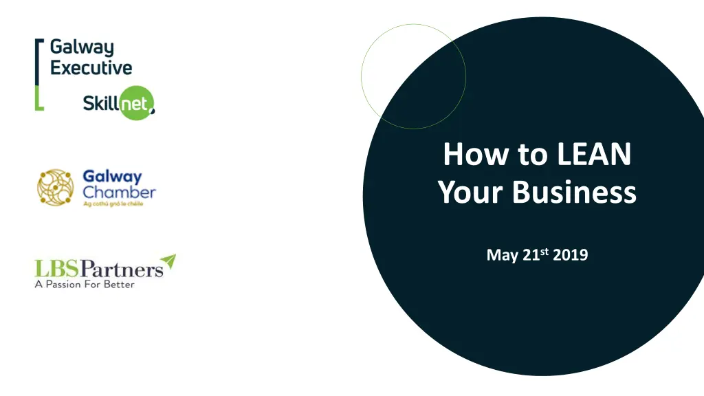 how to lean your business n.w