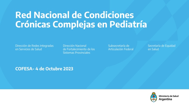 National Network for Complex Chronic Conditions in Pediatrics