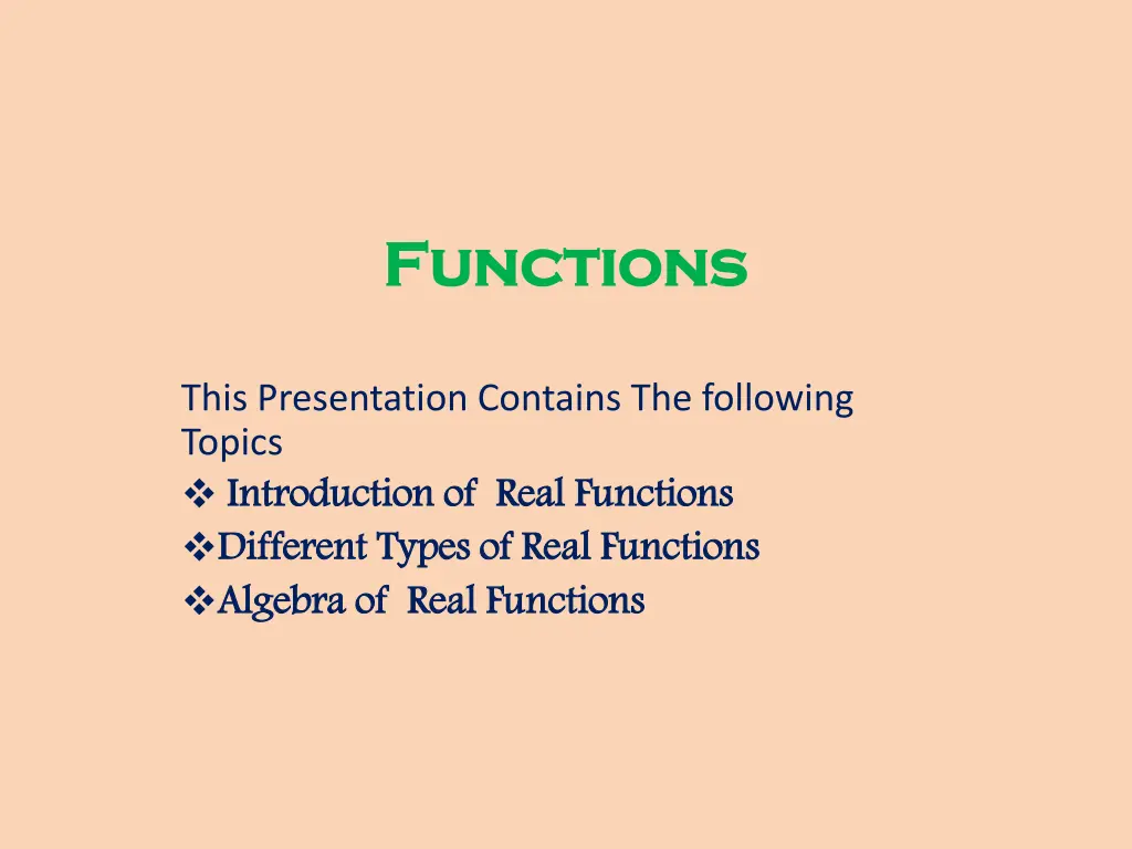 functions functions n.w