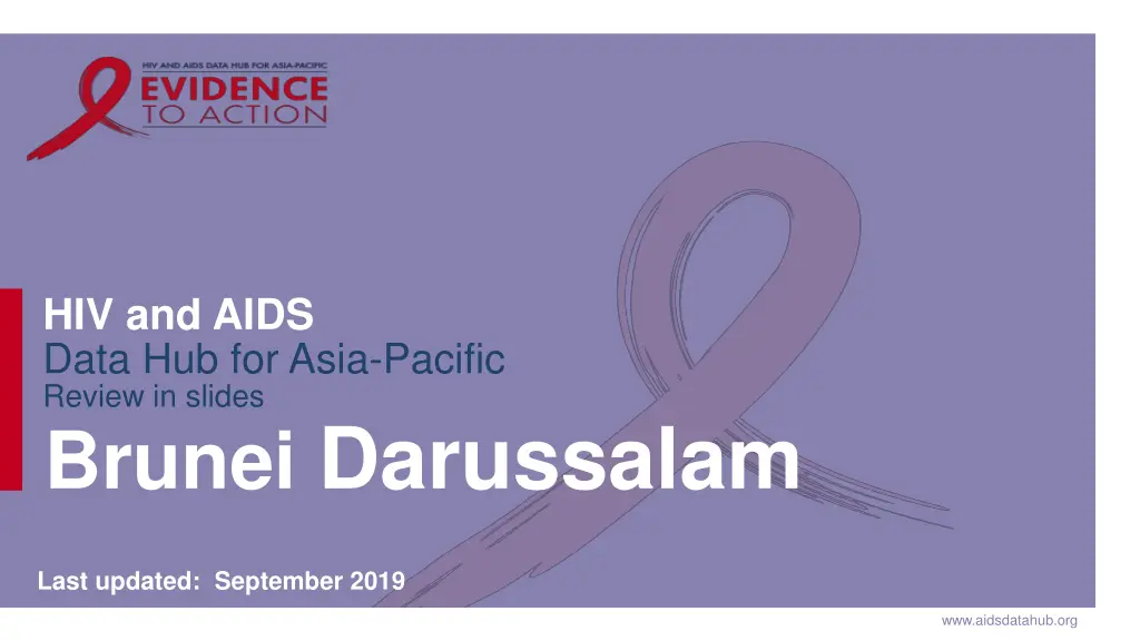 hiv and aids data hub for asia pacific review n.w