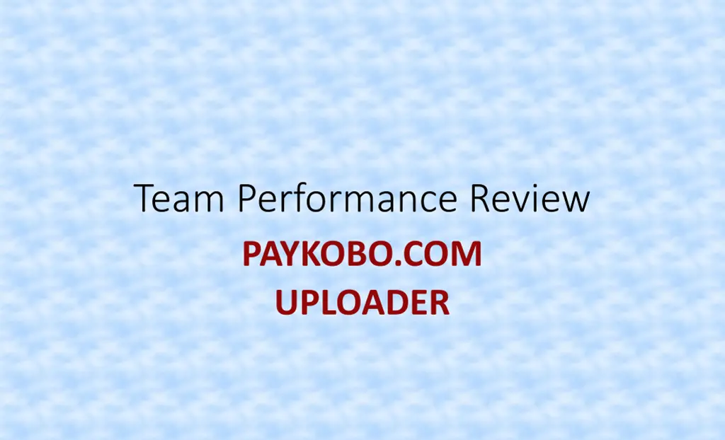 team performance review paykobo com uploader n.w