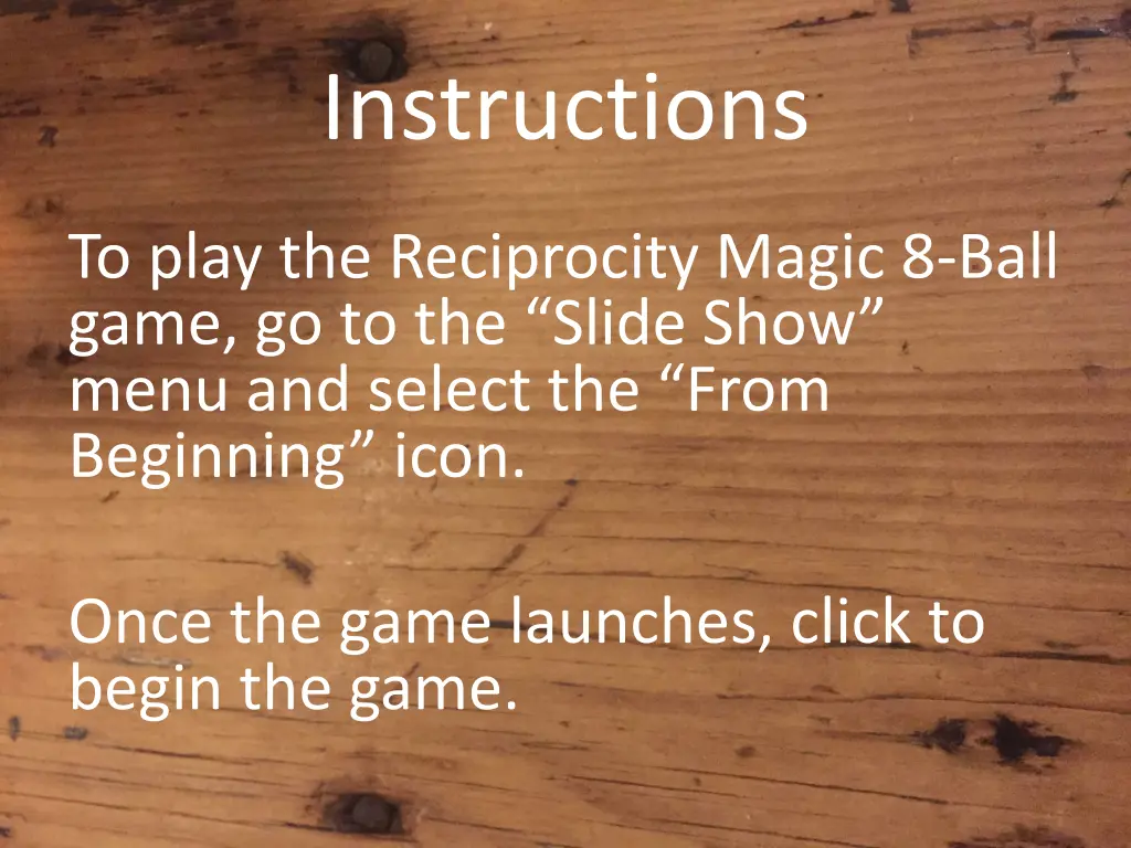 instructions n.w