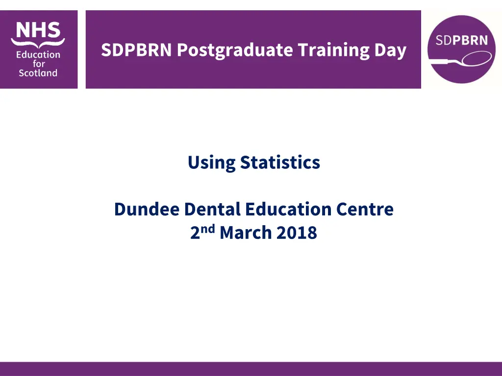 sdpbrn postgraduate training day n.w