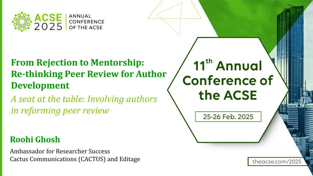 from rejection to mentorship re thinking peer n.w