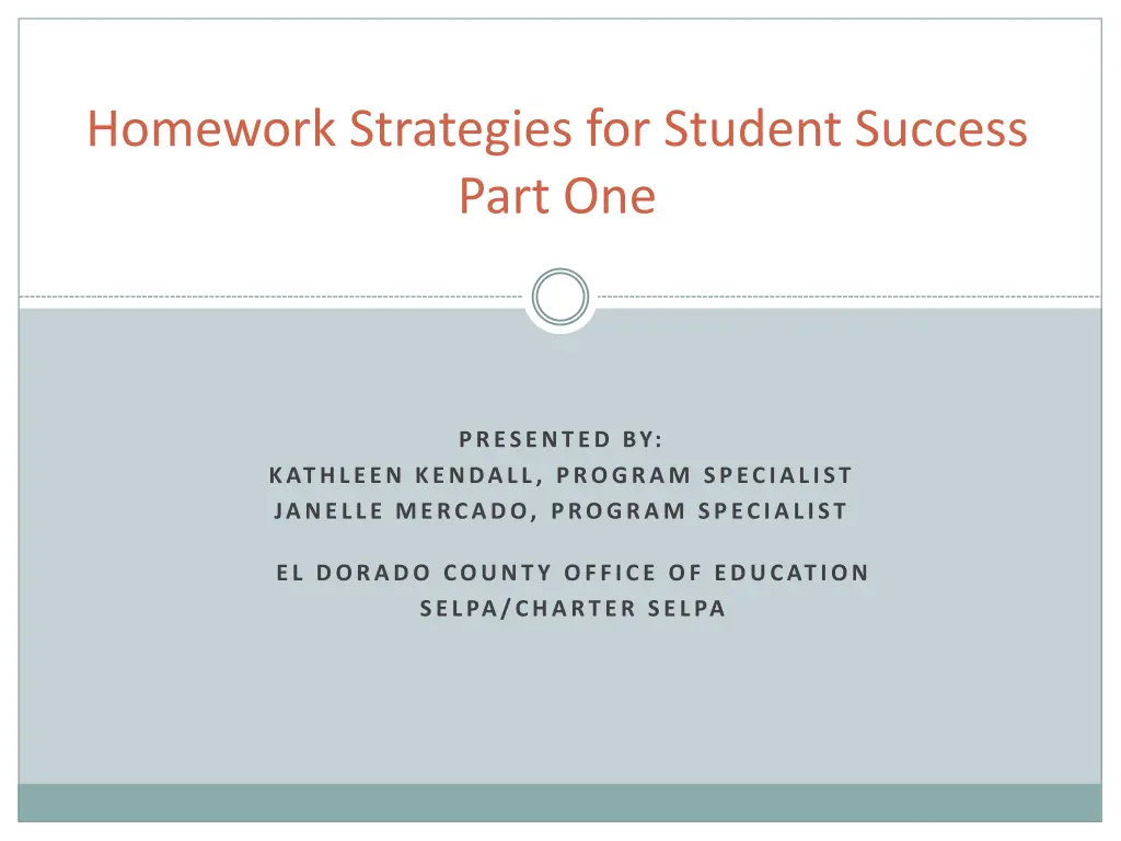 homework strategies for student success part one n.w
