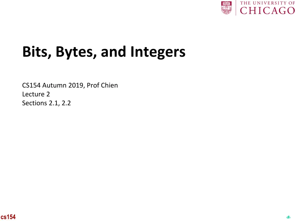bits bytes and integers n.w