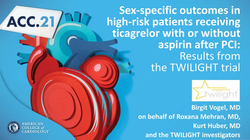 sex specific outcomes in high risk patients n.w
