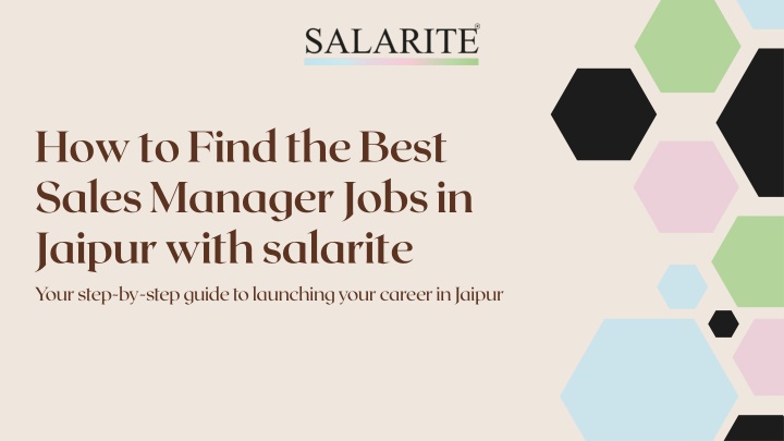 how to find the best sales manager jobs in jaipur n.w