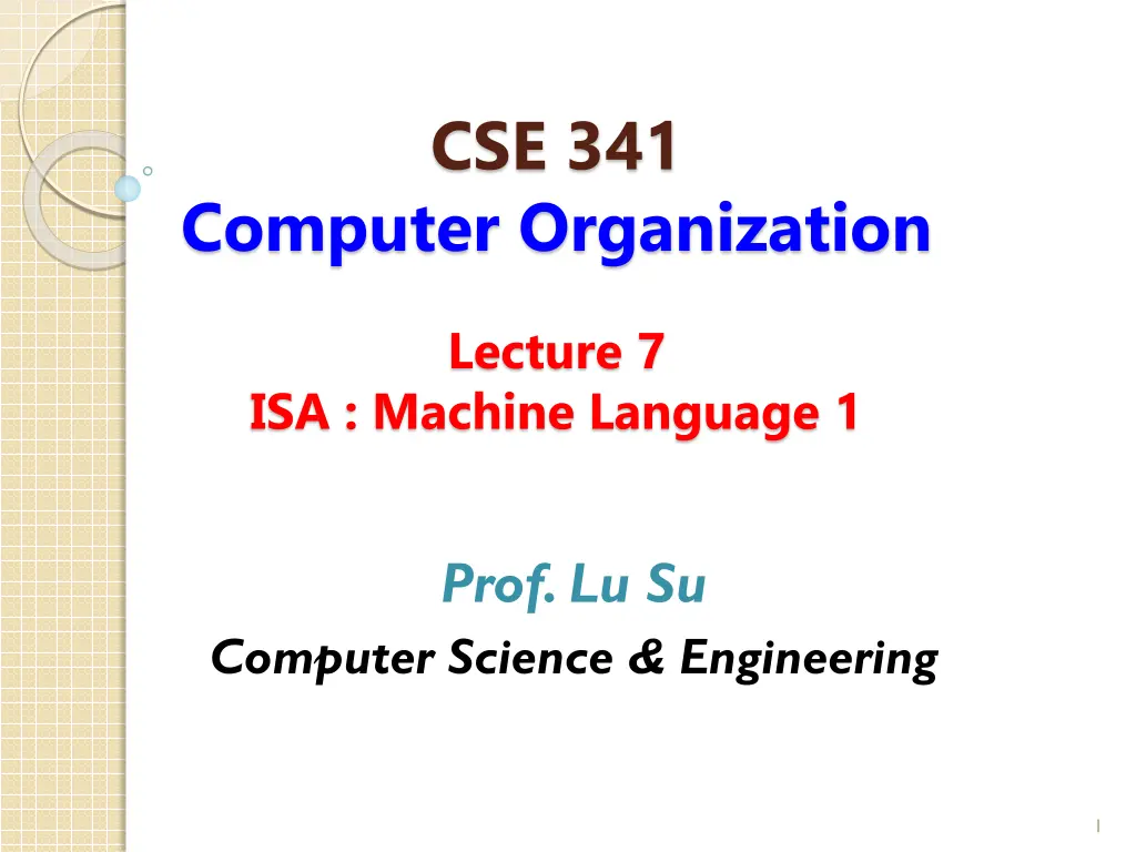 cse 341 n.w
