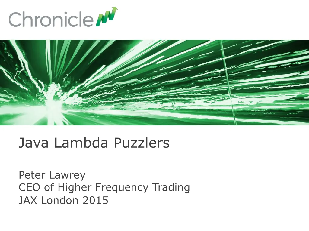 java lambda puzzlers n.w