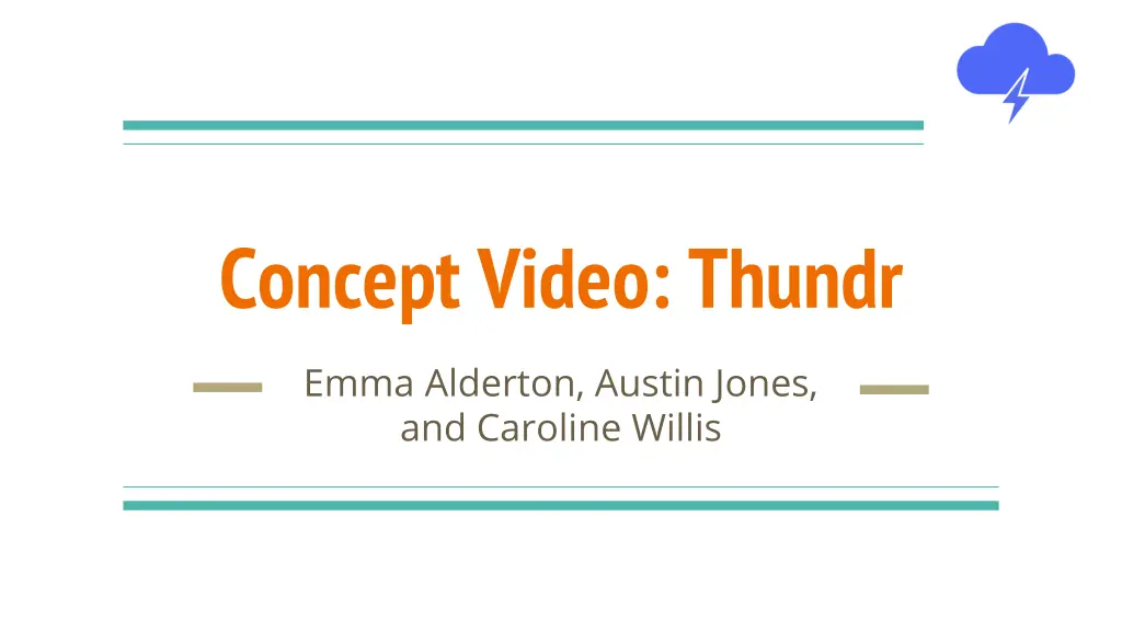 concept video thundr n.w