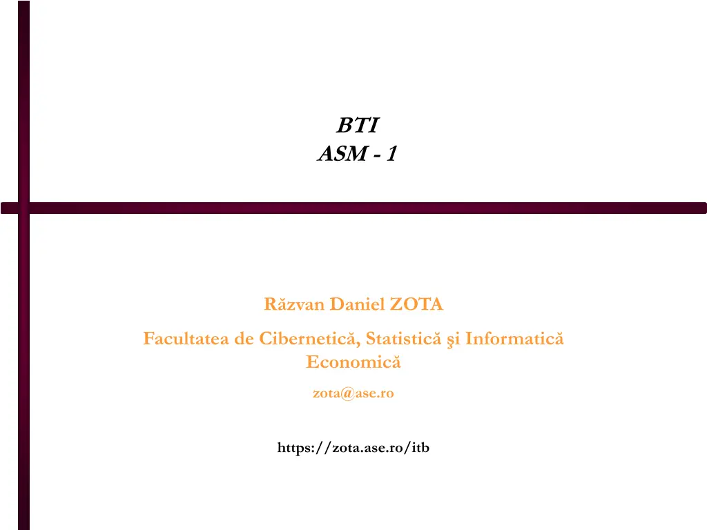 bti asm 1 n.w
