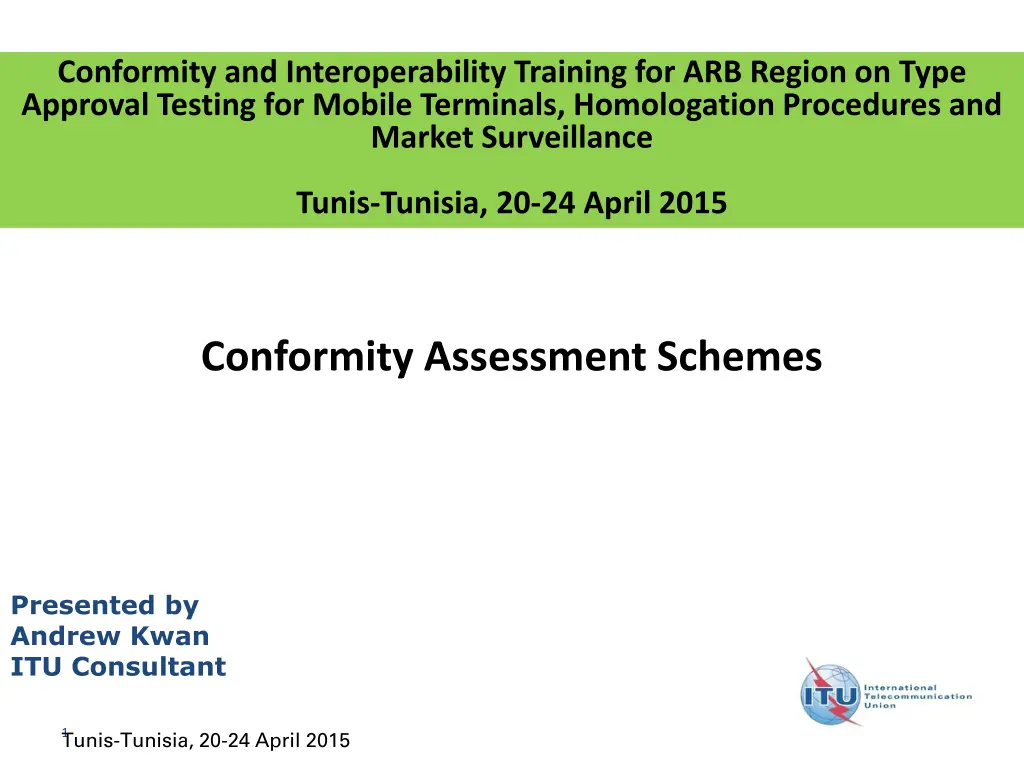 conformity and interoperability training n.w
