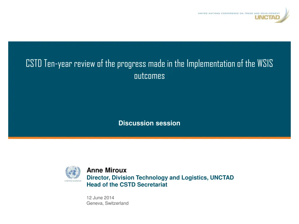 cstd ten year review of the progress made n.w