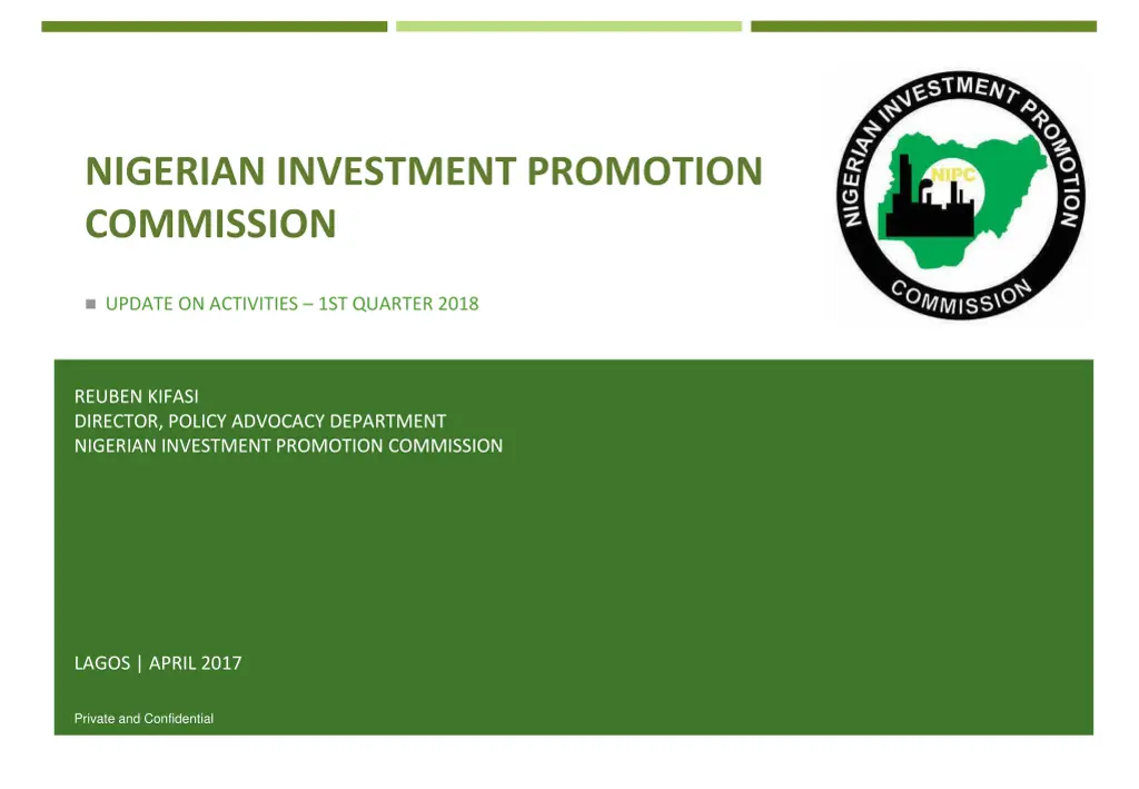 nigerian investment promotion commission n.w