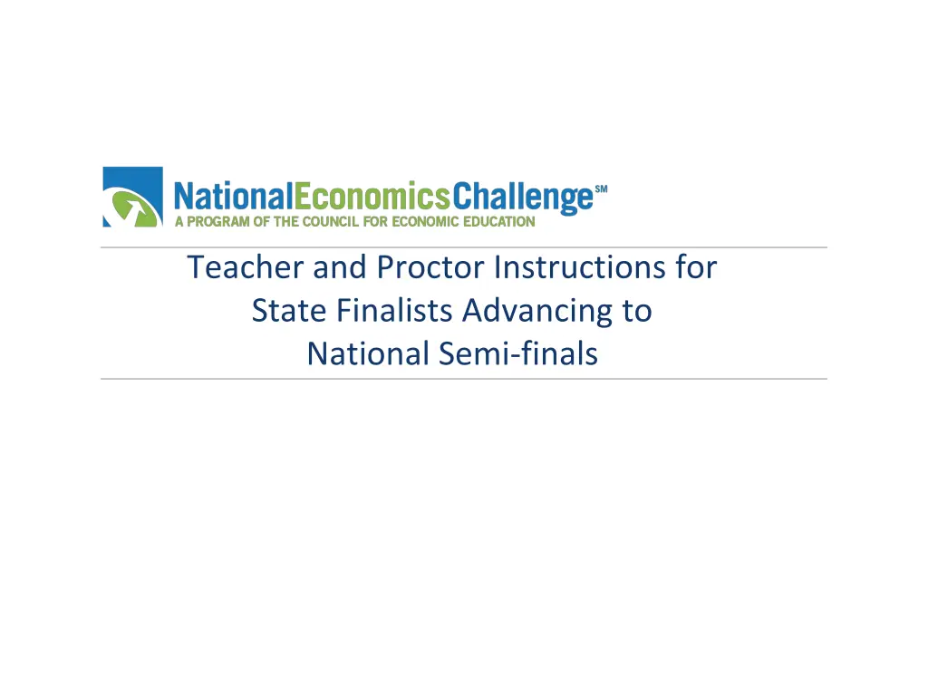 teacher and proctor instructions for state n.w