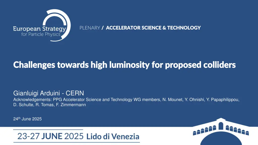 plenary accelerator science technology n.w