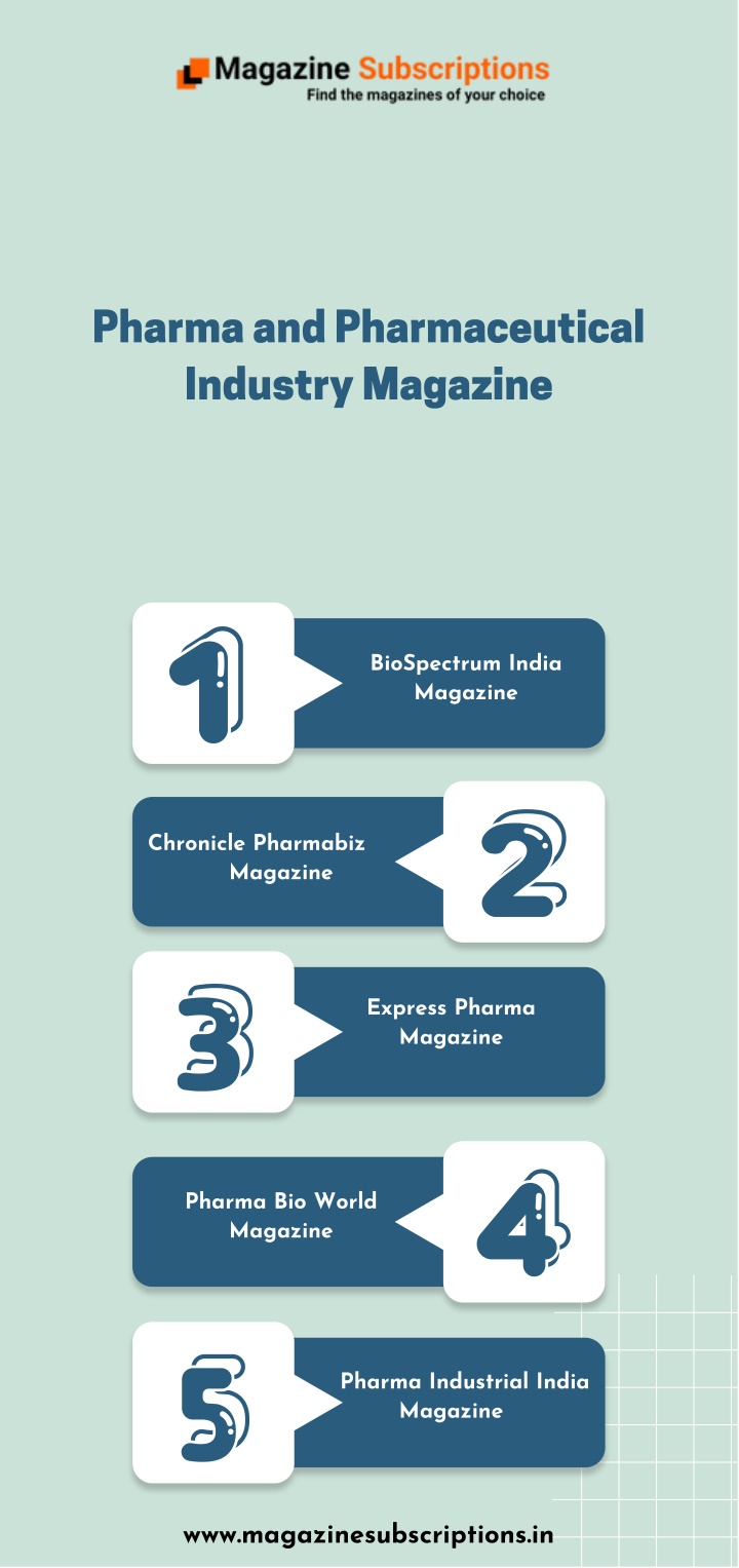 pharma and pharmaceutical industry magazine n.w