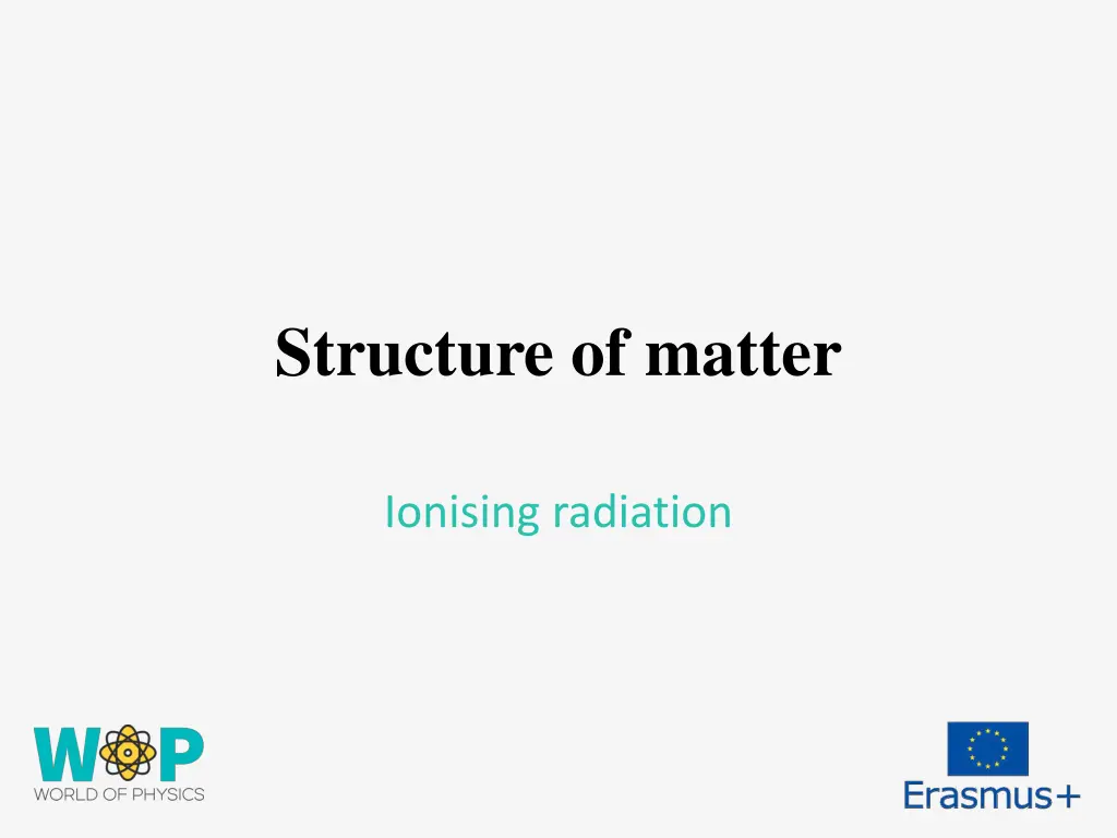 structure of matter n.w