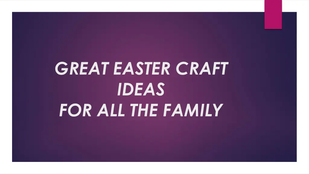 great easter craft ideas for all the family n.w