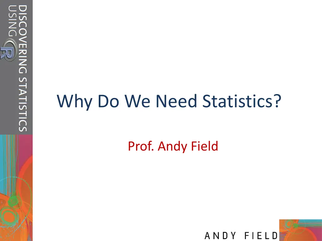 why do we need statistics n.w