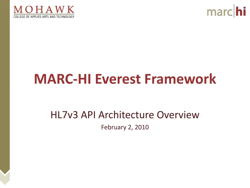 marc hi everest framework n.w