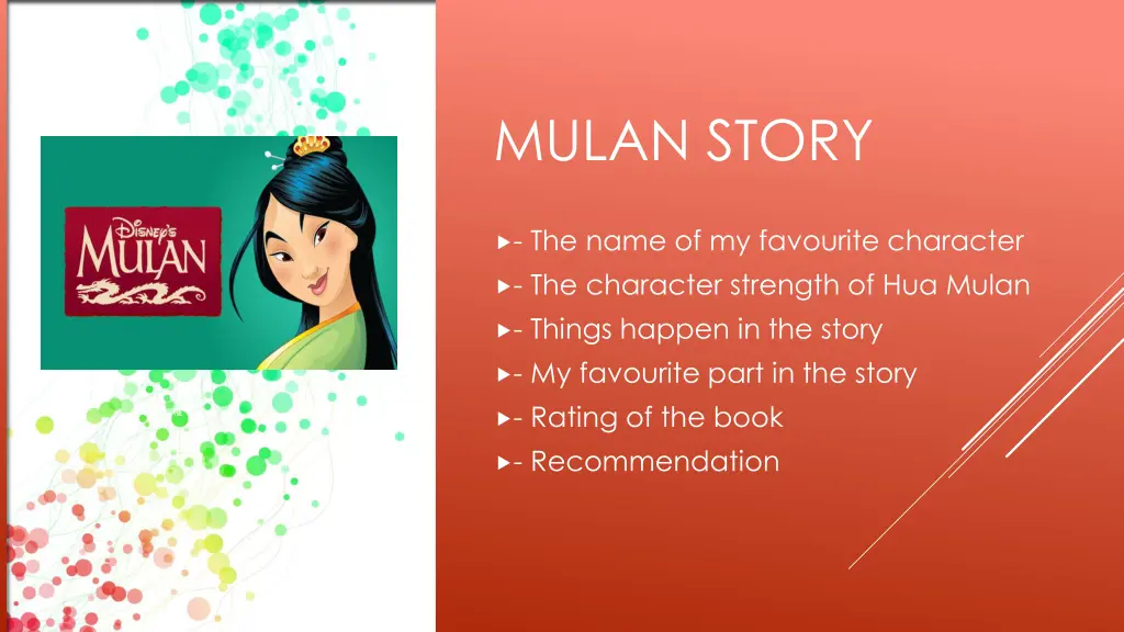 mulan story n.w