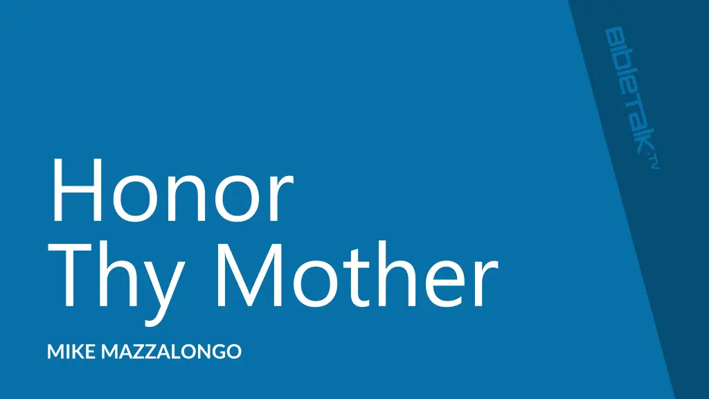 honor thy mother n.w