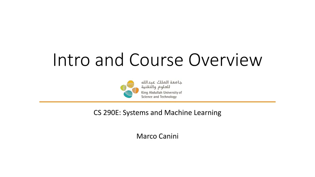 intro and course overview n.w