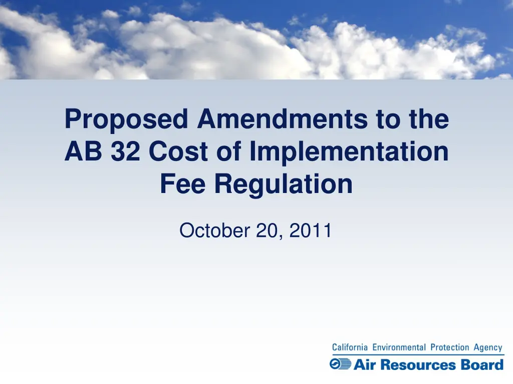 proposed amendments to the ab 32 cost n.w