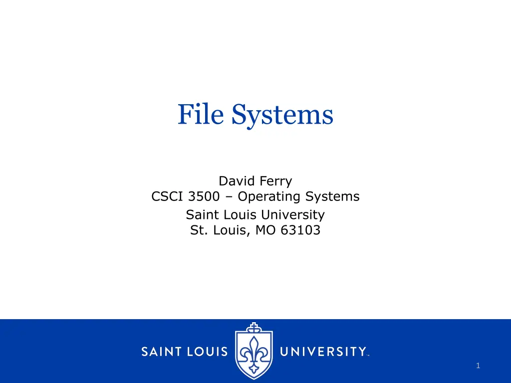 file systems n.w