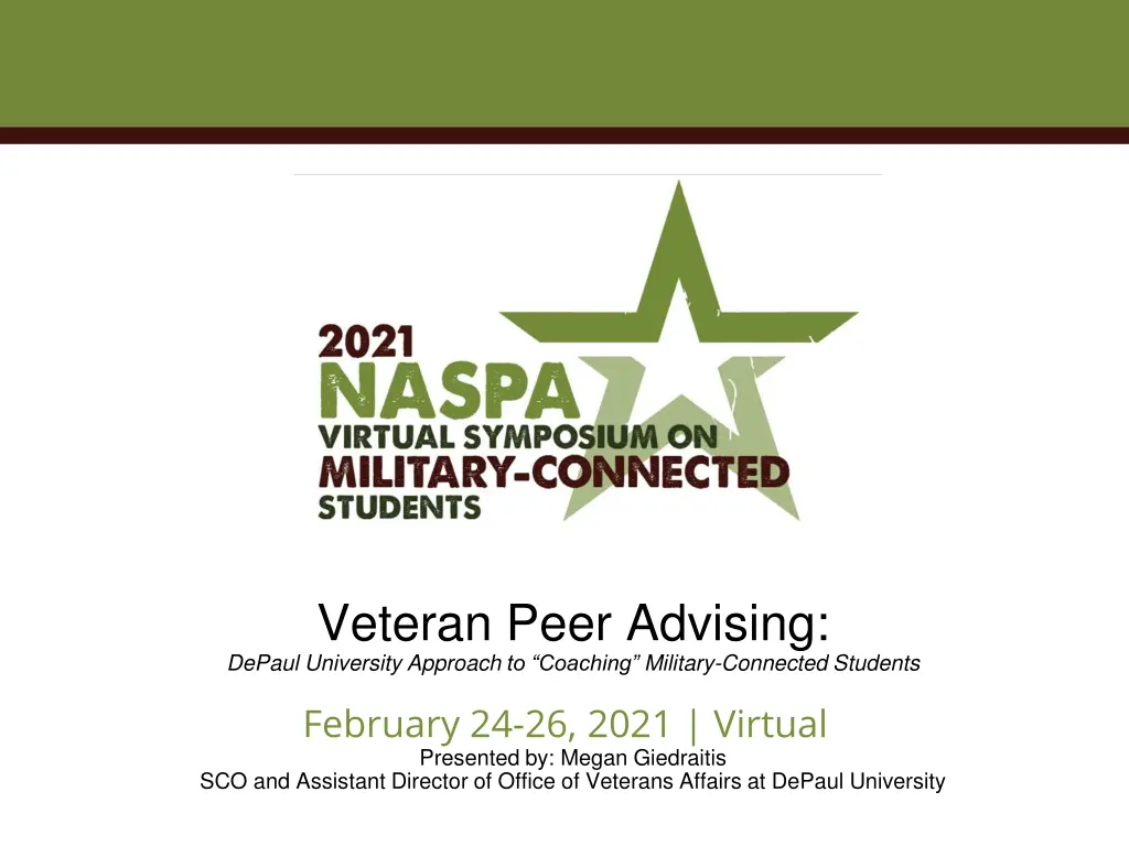 veteran peer advising depaul university approach n.w