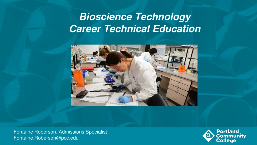 bioscience technology career technical education n.w