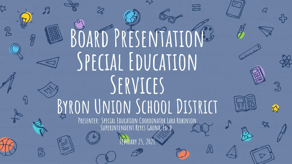 board presentation special education services n.w