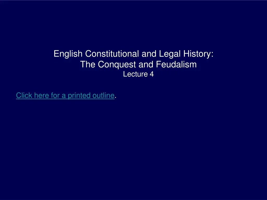 english constitutional and legal history n.w