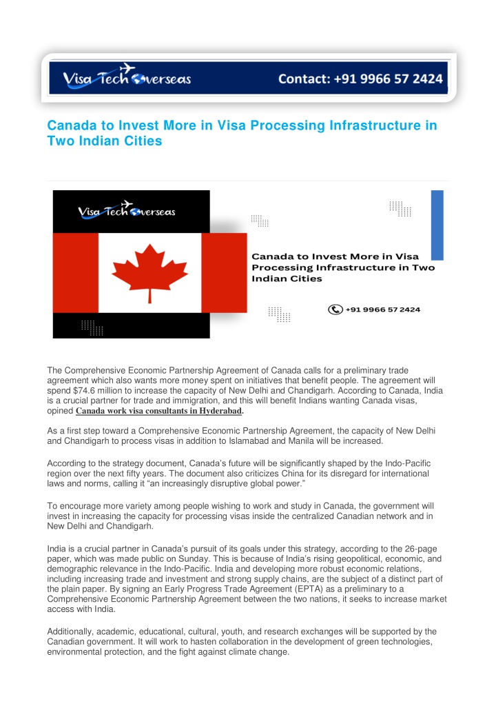 canada to invest more in visa processing n.w