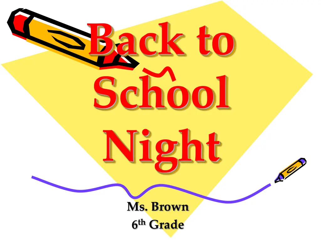 back to school night n.w
