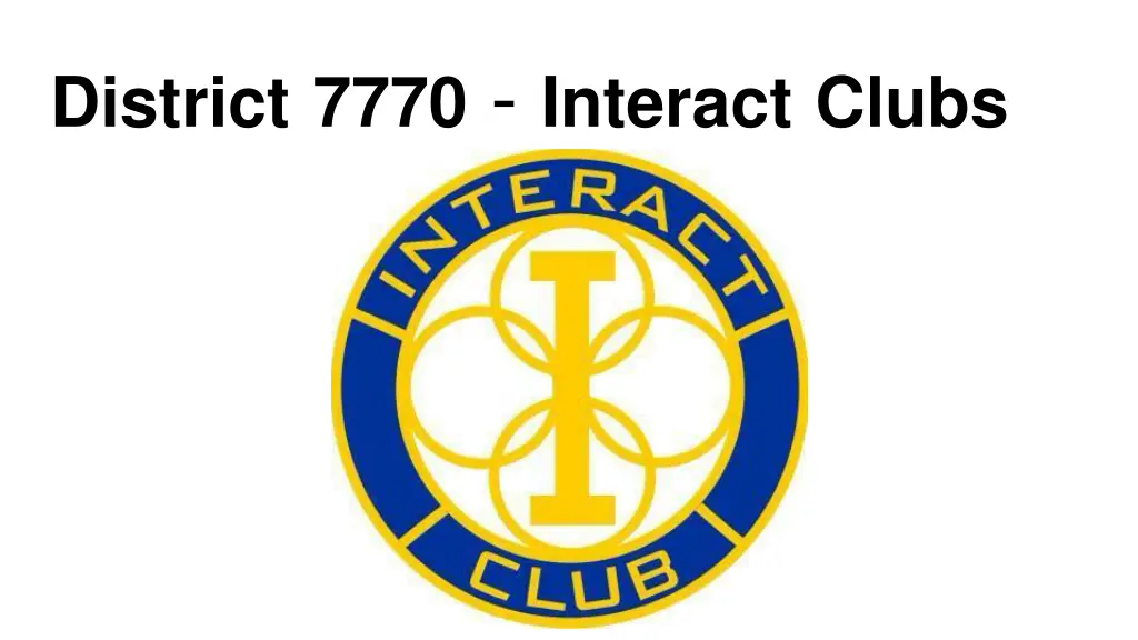 district 7770 interact clubs n.w
